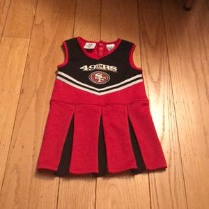 49ers Cheerleading dress with bloomers